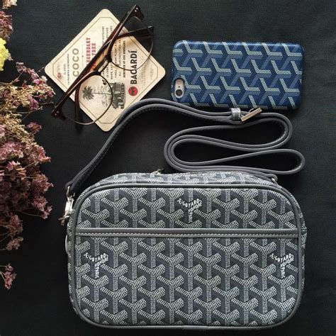 goyard camera bag grey|Goyard bag online store.